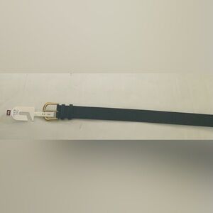 Time and Tru Black Belt with Gold Buckle